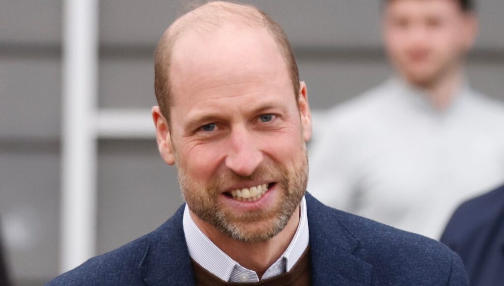 Prince William smiling