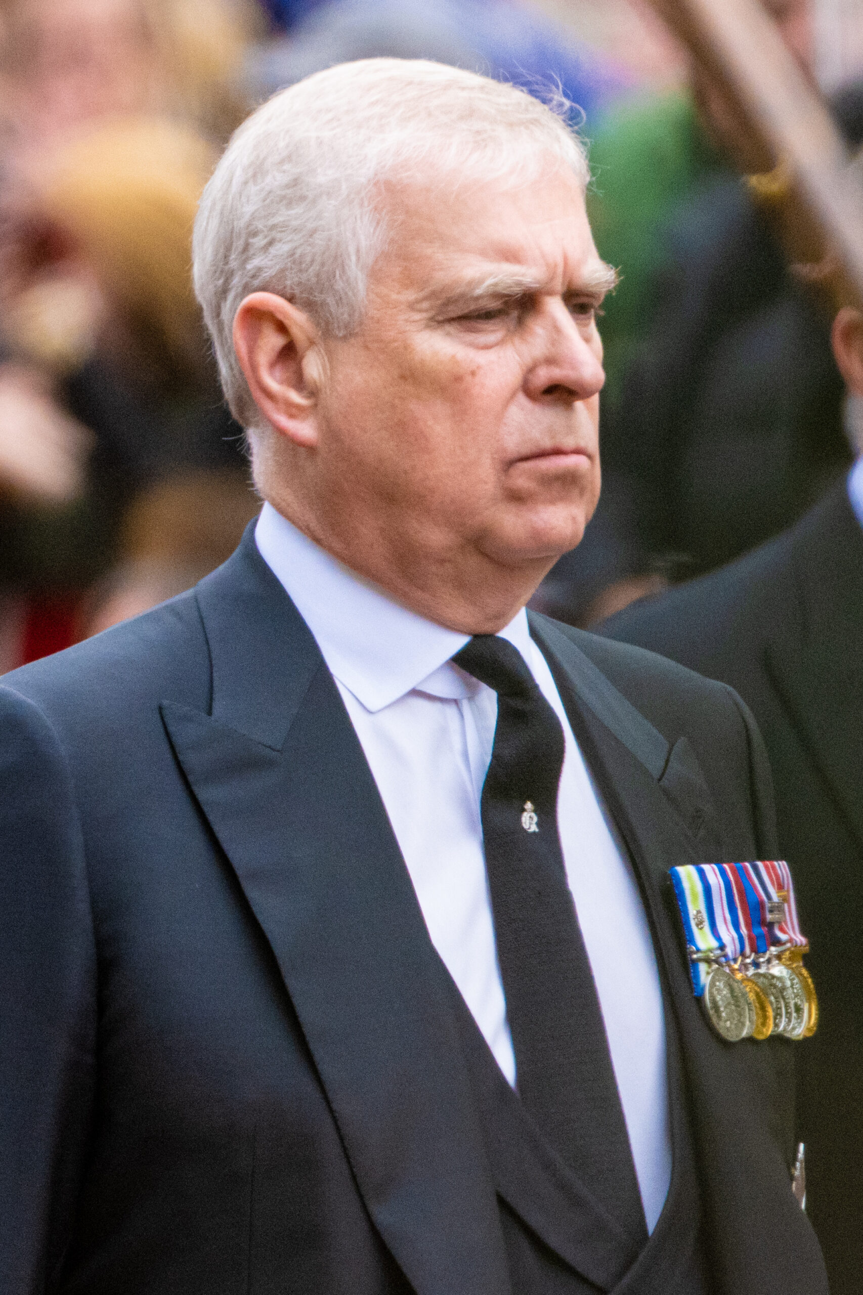 Andrew Mountbatten-Windsor in suit