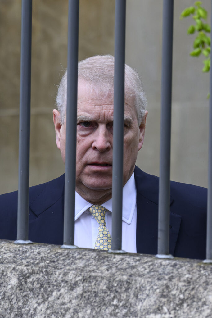 Andrew Mountbatten-Windsor behind bars 