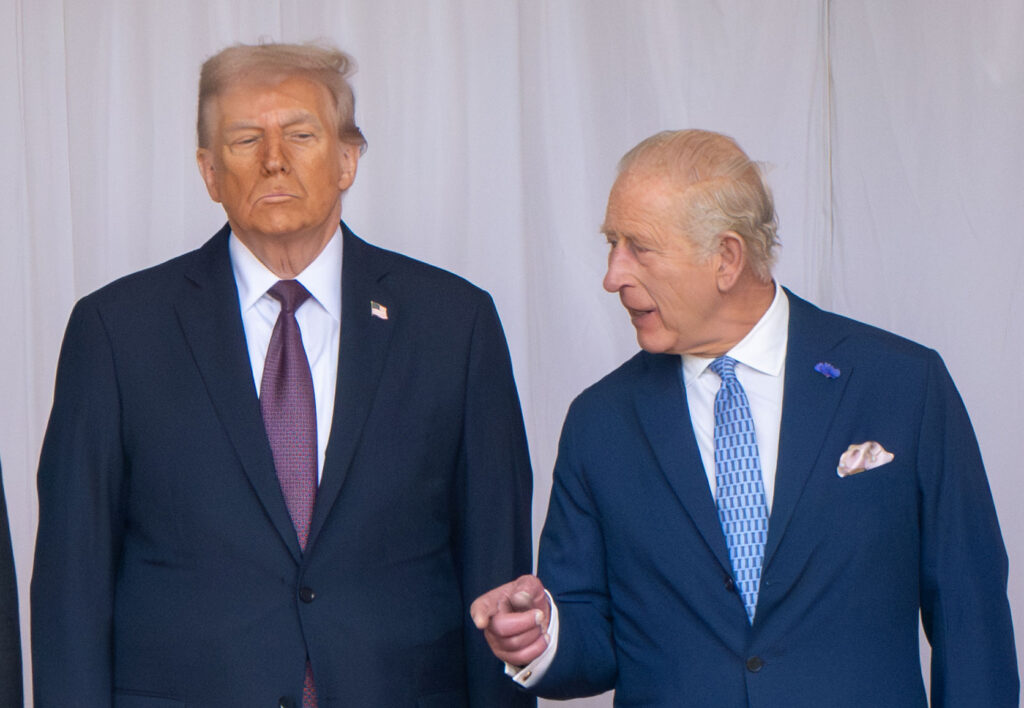 Donald Trump and King Charles