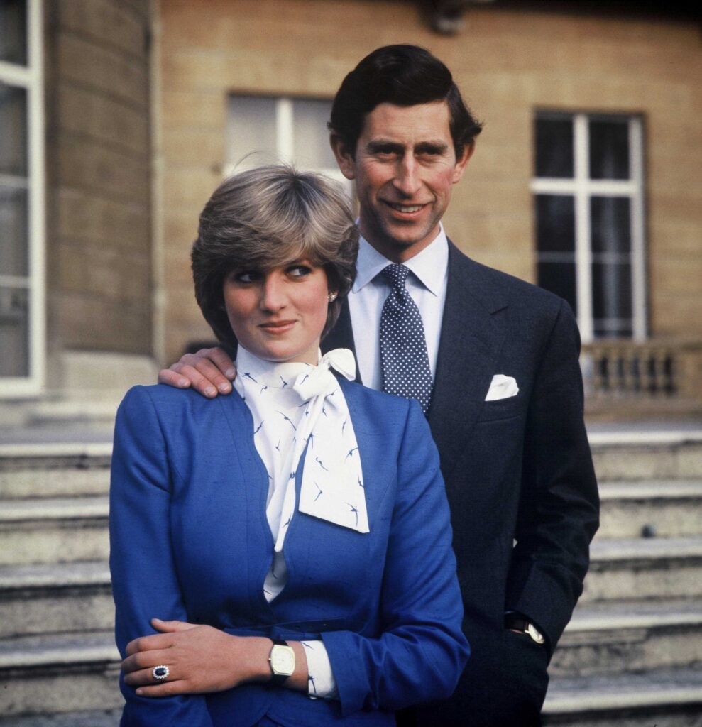 King Charles Princess Diana engagement photoshoot