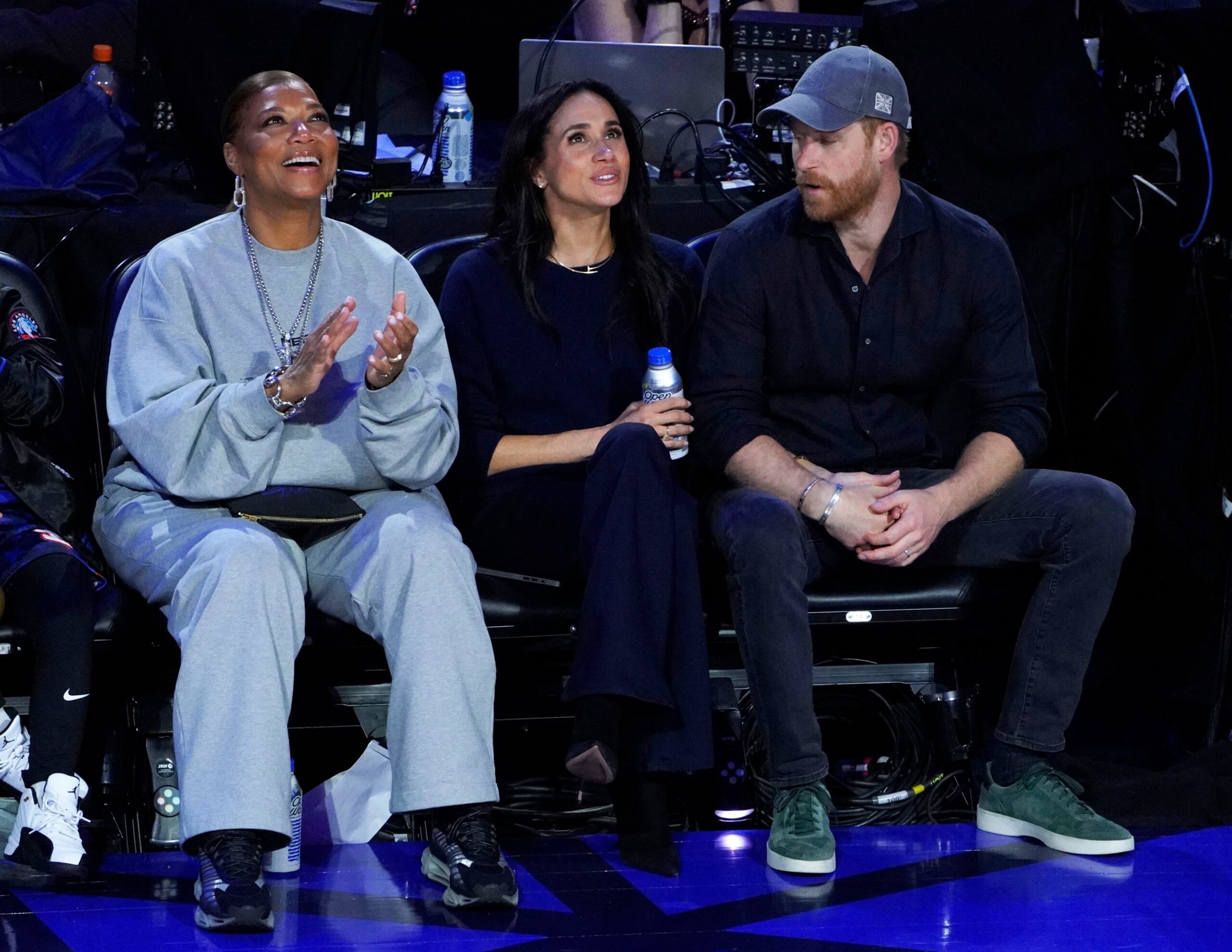 Meghan Markle and Prince Harry at NBA game