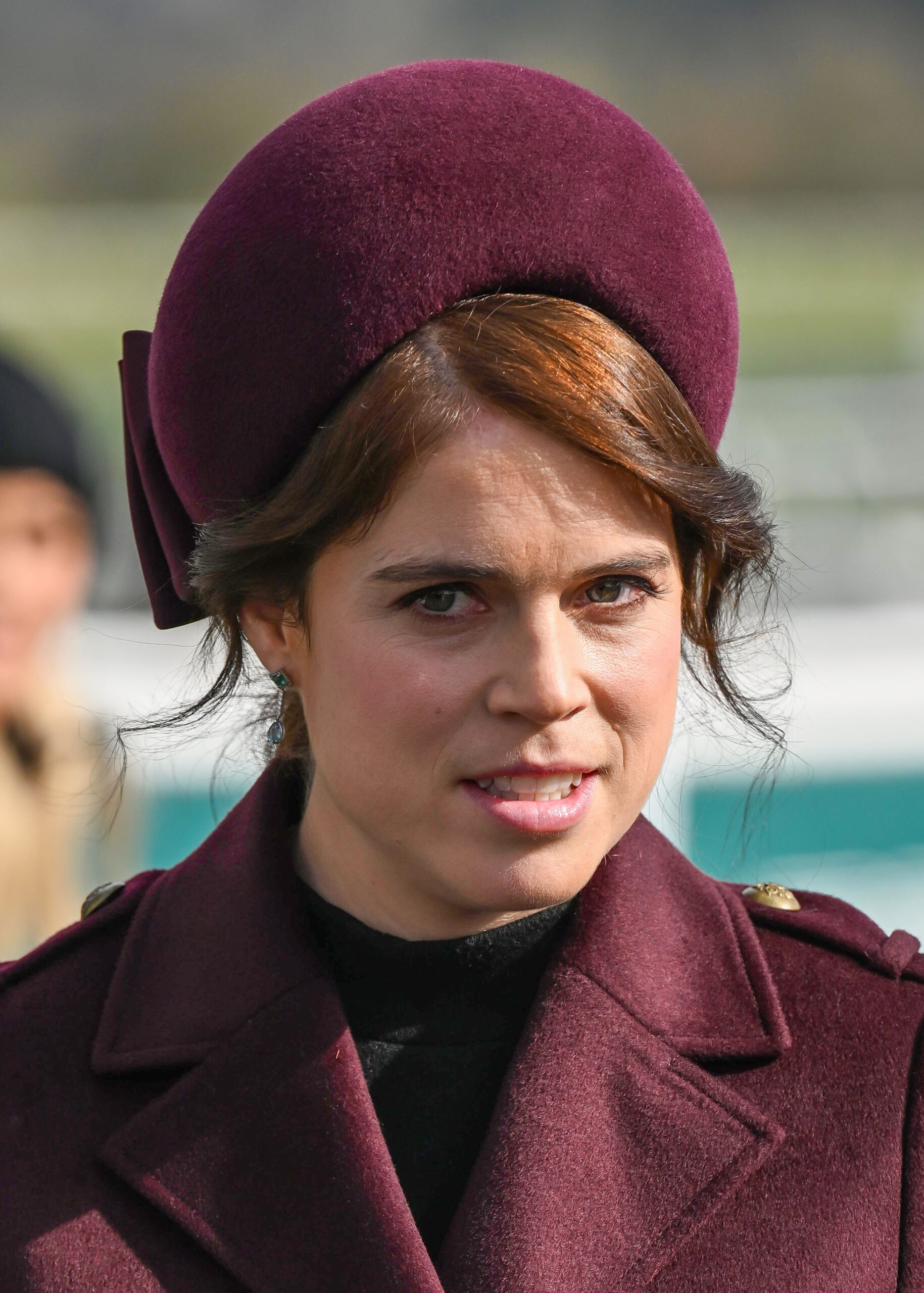 Princess Eugenie frowning