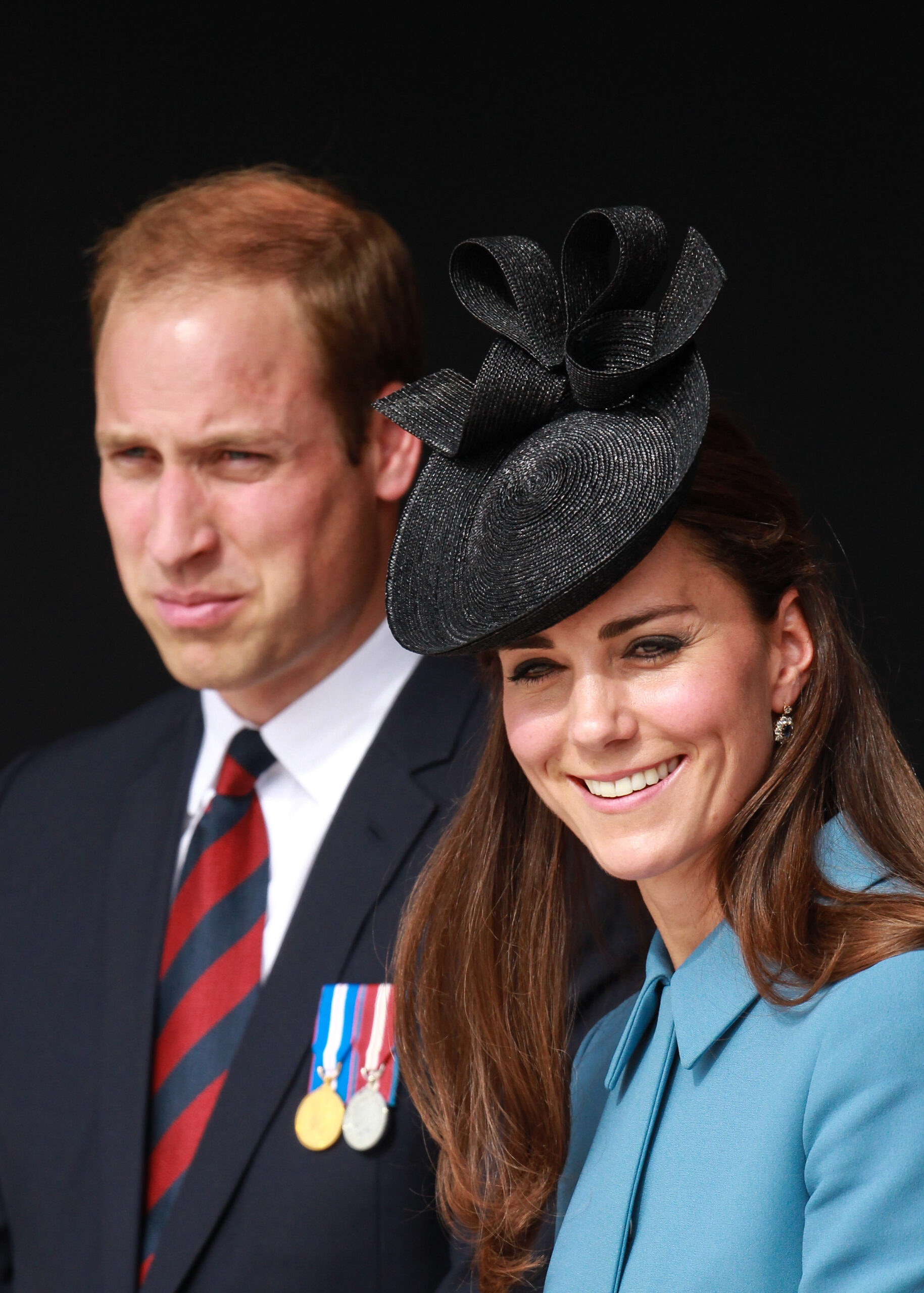 Prince William and Princess Kate smiling