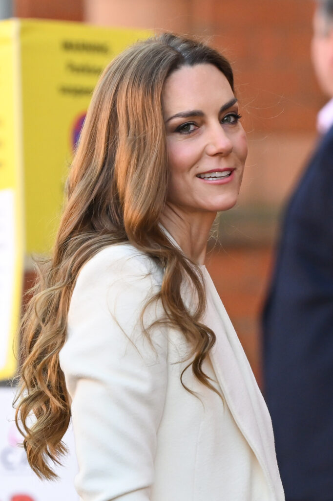 Princess Kate with a half-smile