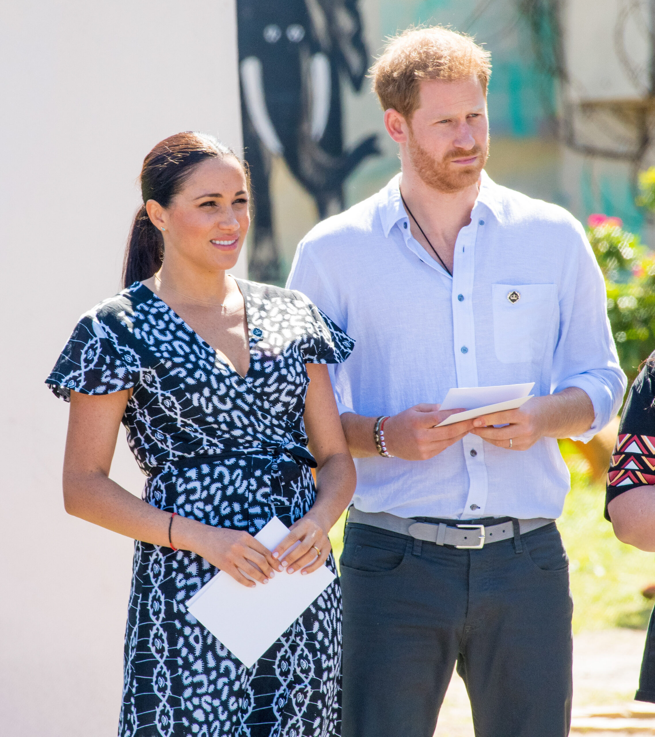 Meghan Markle and Prince Harry during royal tour