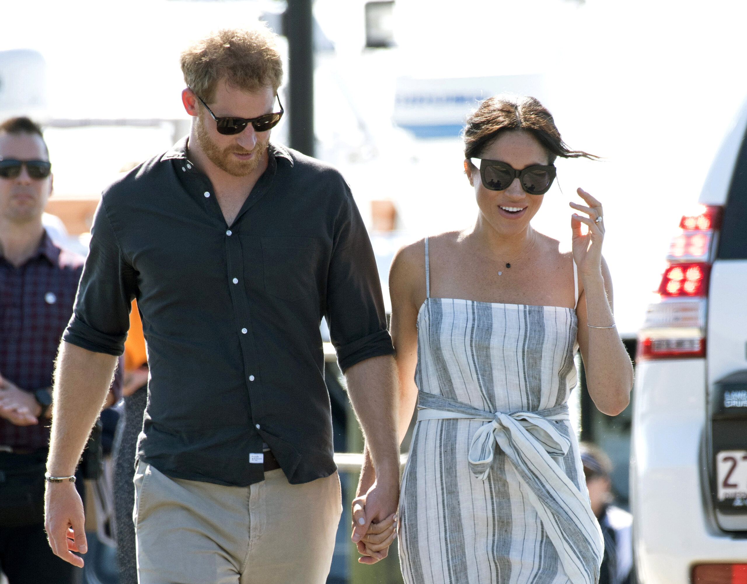 Prince Harry and Meghan Markle in Australia