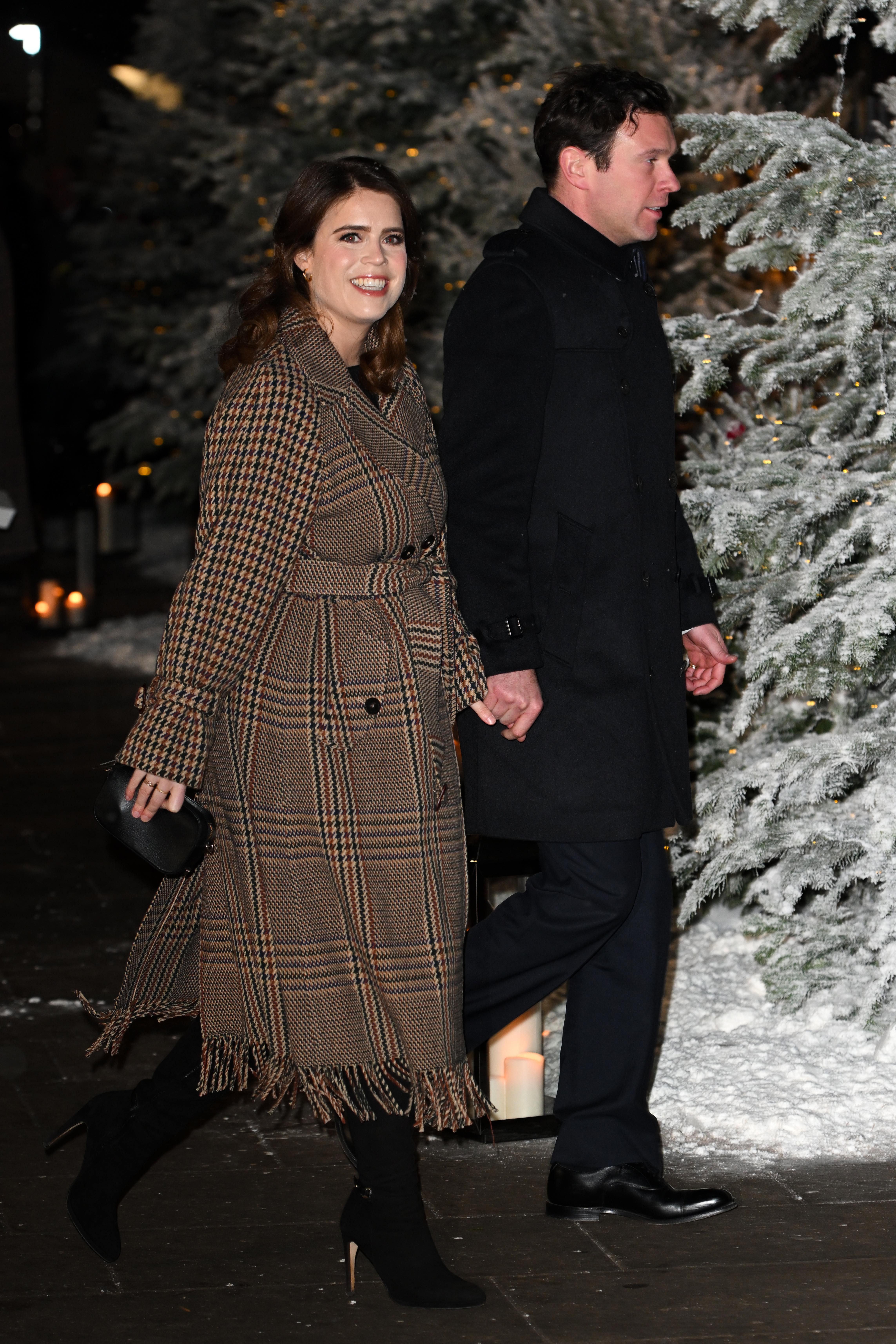 Princess Eugenie and Jack Brooksbank walking together