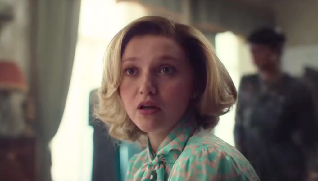 Mia Mckenna-Bruce in The Lady