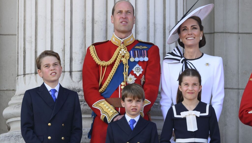 Prince George, Prince William, Prince Louis, Kate Middleton, Princess Charlotte