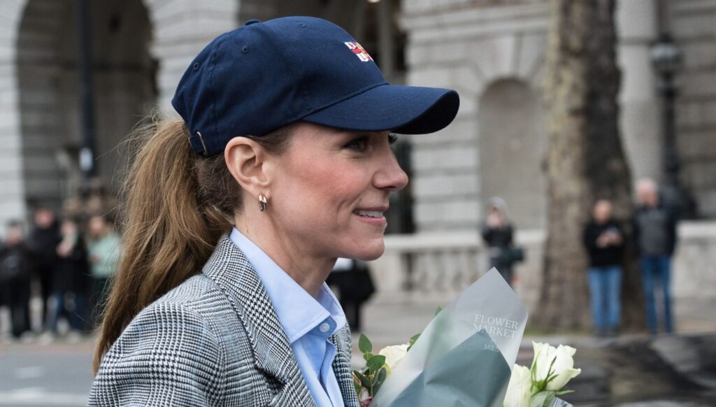 Kate Middleton in a baseball hat