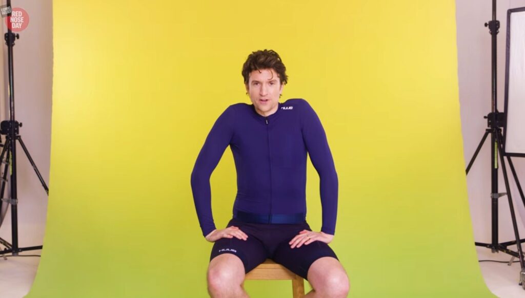 Greg James for Red Nose Day challenge