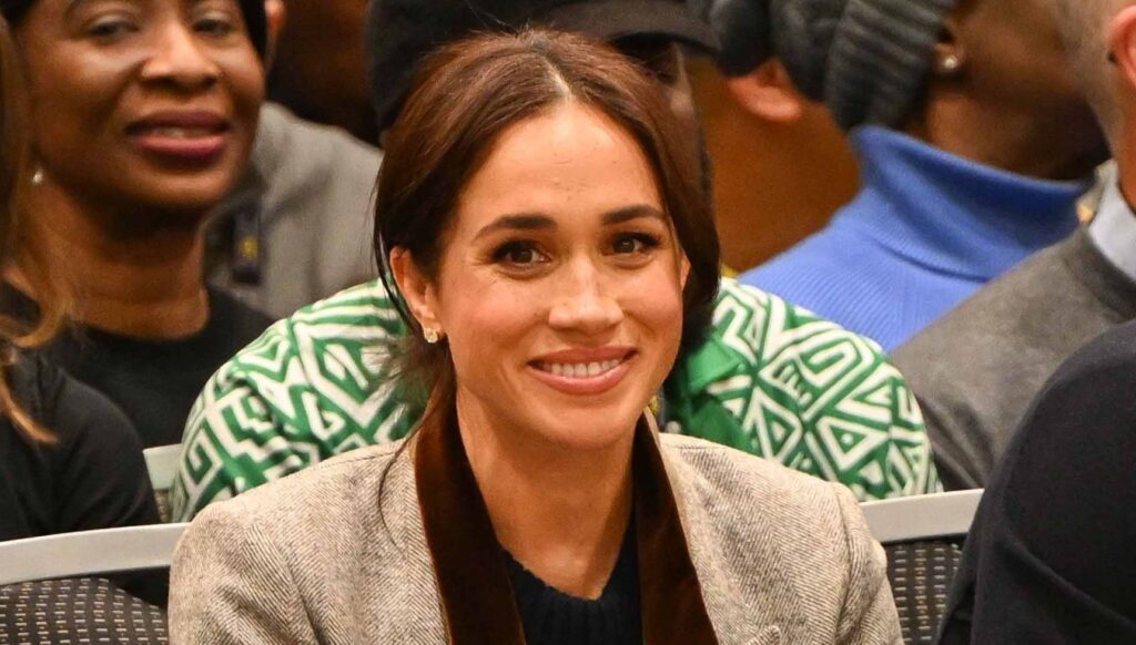 Meghan Markle smiling at Invictus Games