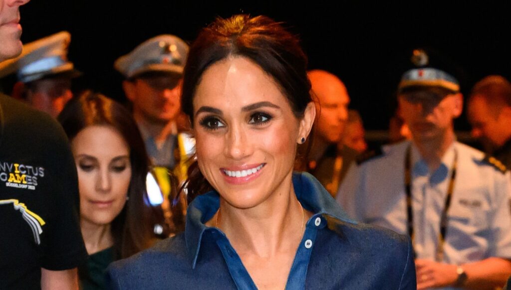 Meghan Markle smiling at Invictus Games