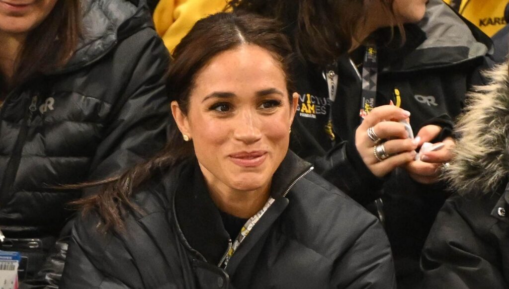 Meghan Markle smiling at Invictus Games