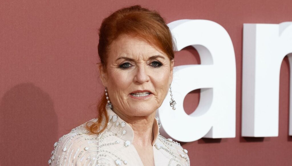 Sarah Ferguson on red carpet