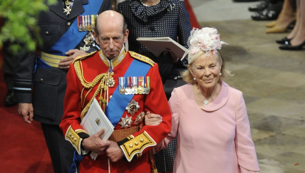 Duke and Duchess of Kent at Prince William and Kate Middleton's wedding