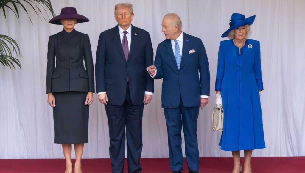 The Trumps with King Charles and Queen Camilla for state visit