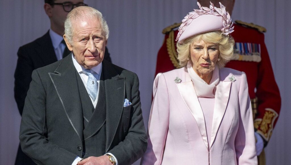 King Charles and Queen Camilla during state visit