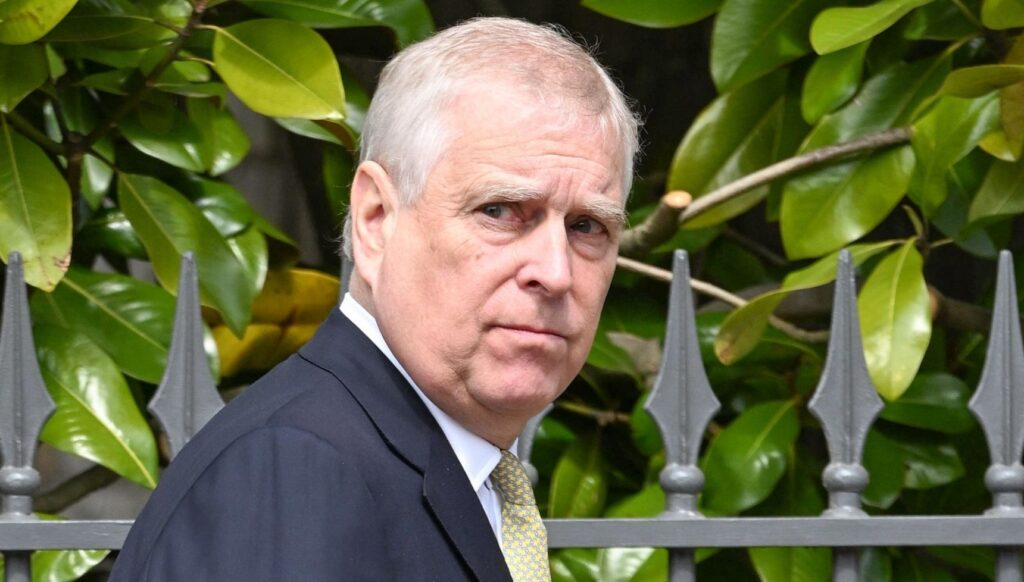 Andrew Mountbatten-Windsor at Easter service