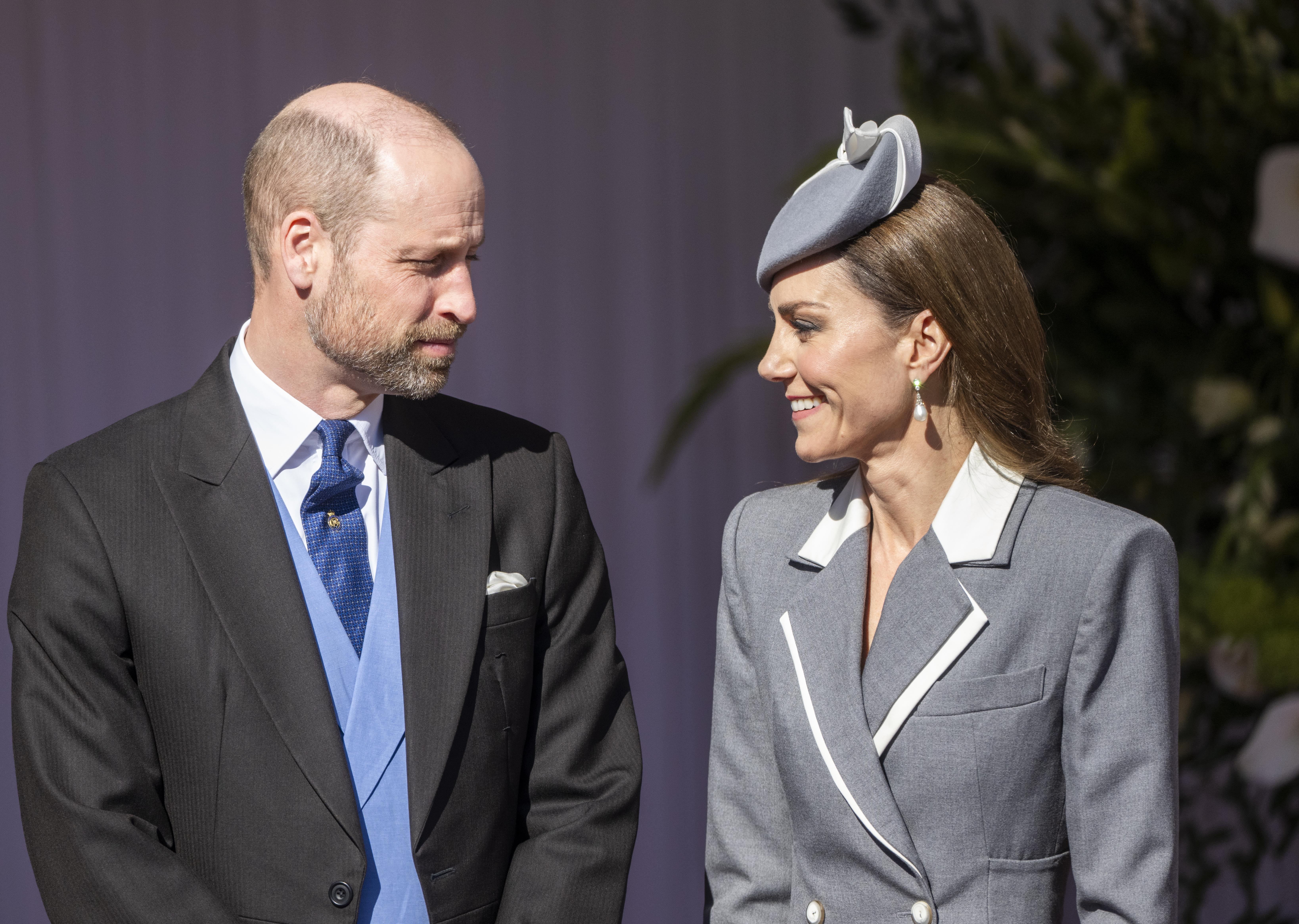 Prince William and Princess Kate at Windsor Castle