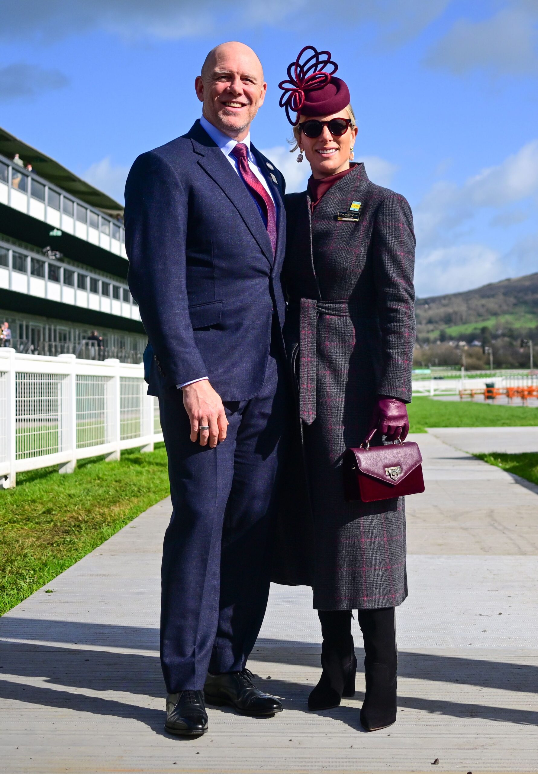 Mike and Zara Tindall at Cheltenham Festival Ladies Day