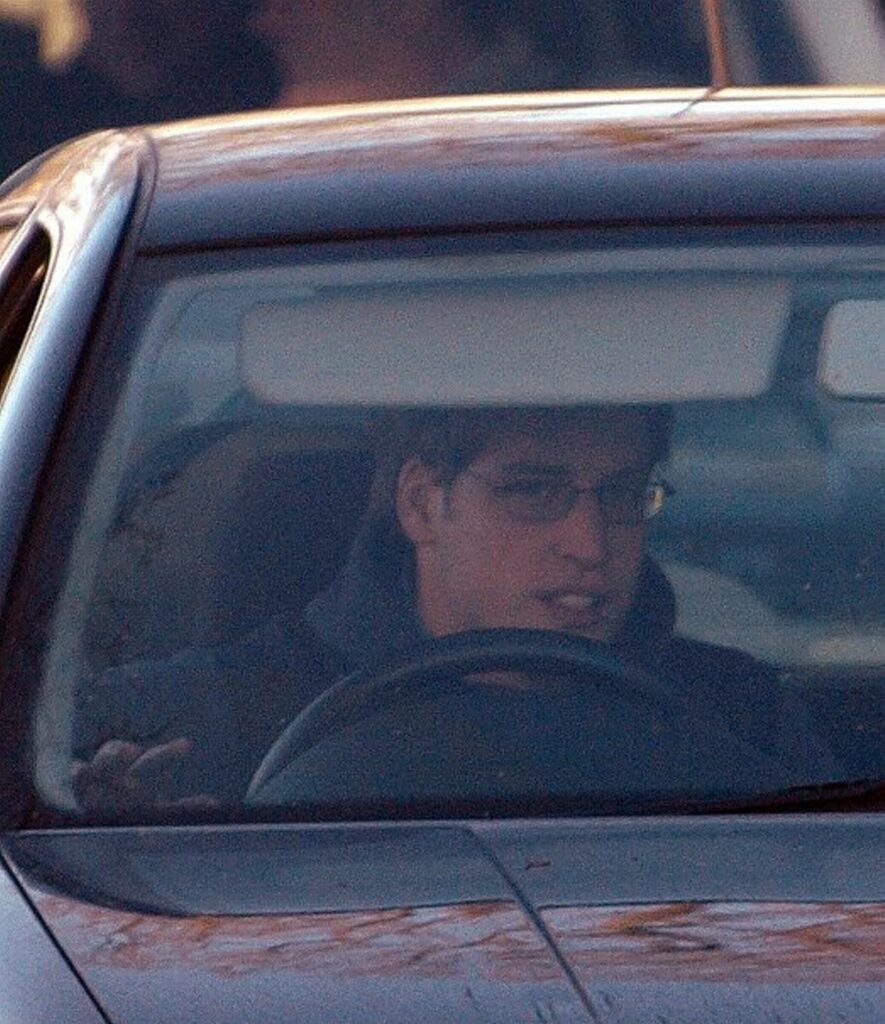 Prince William driving in 2005