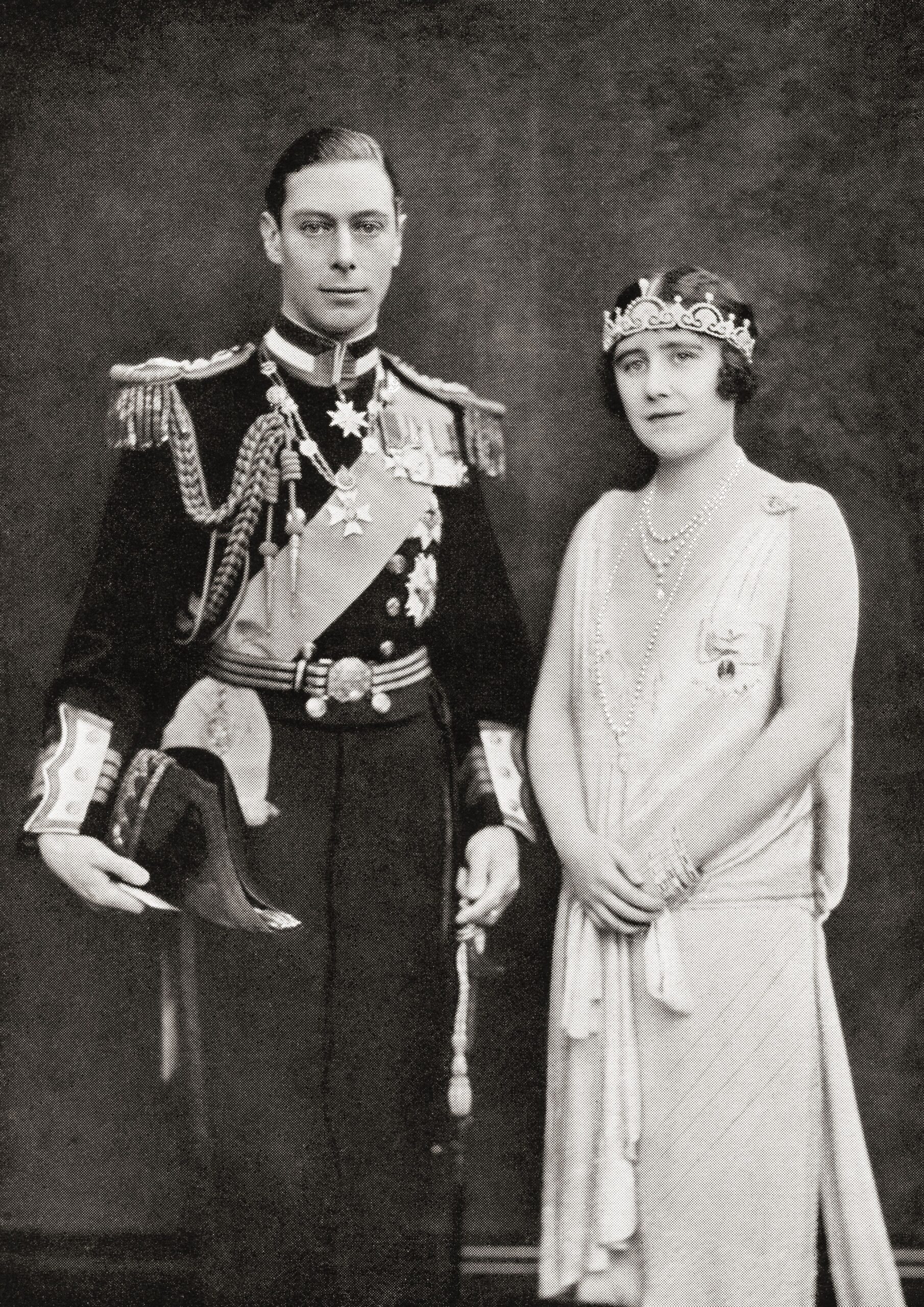 King George and Queen Elizabeth