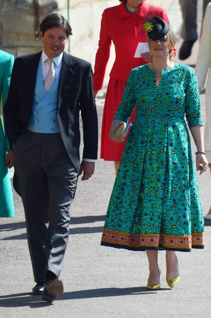 Harry and Laura Lopes at Harry and Meghan's wedding