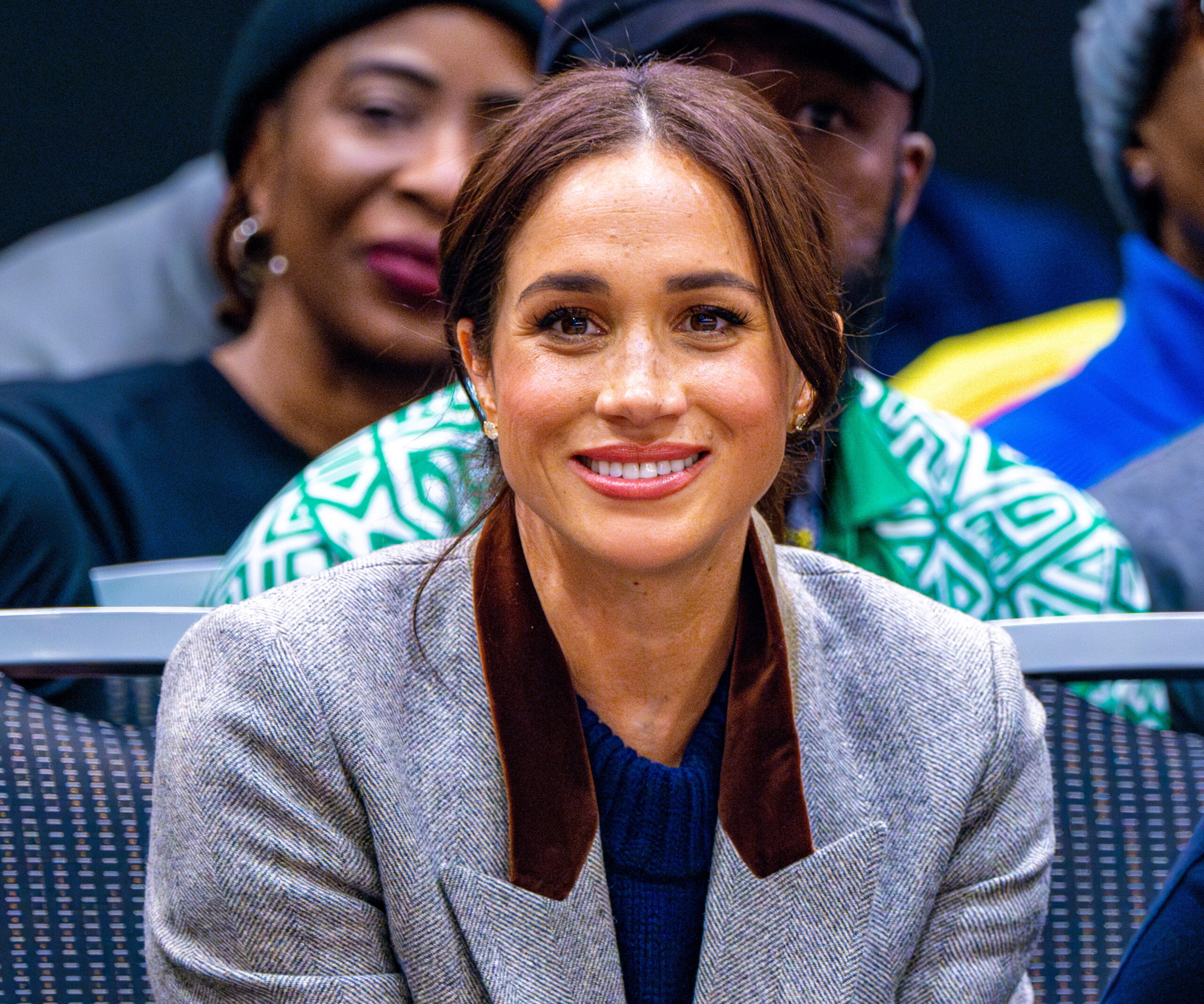 Meghan Markle smiling at Invictus Games