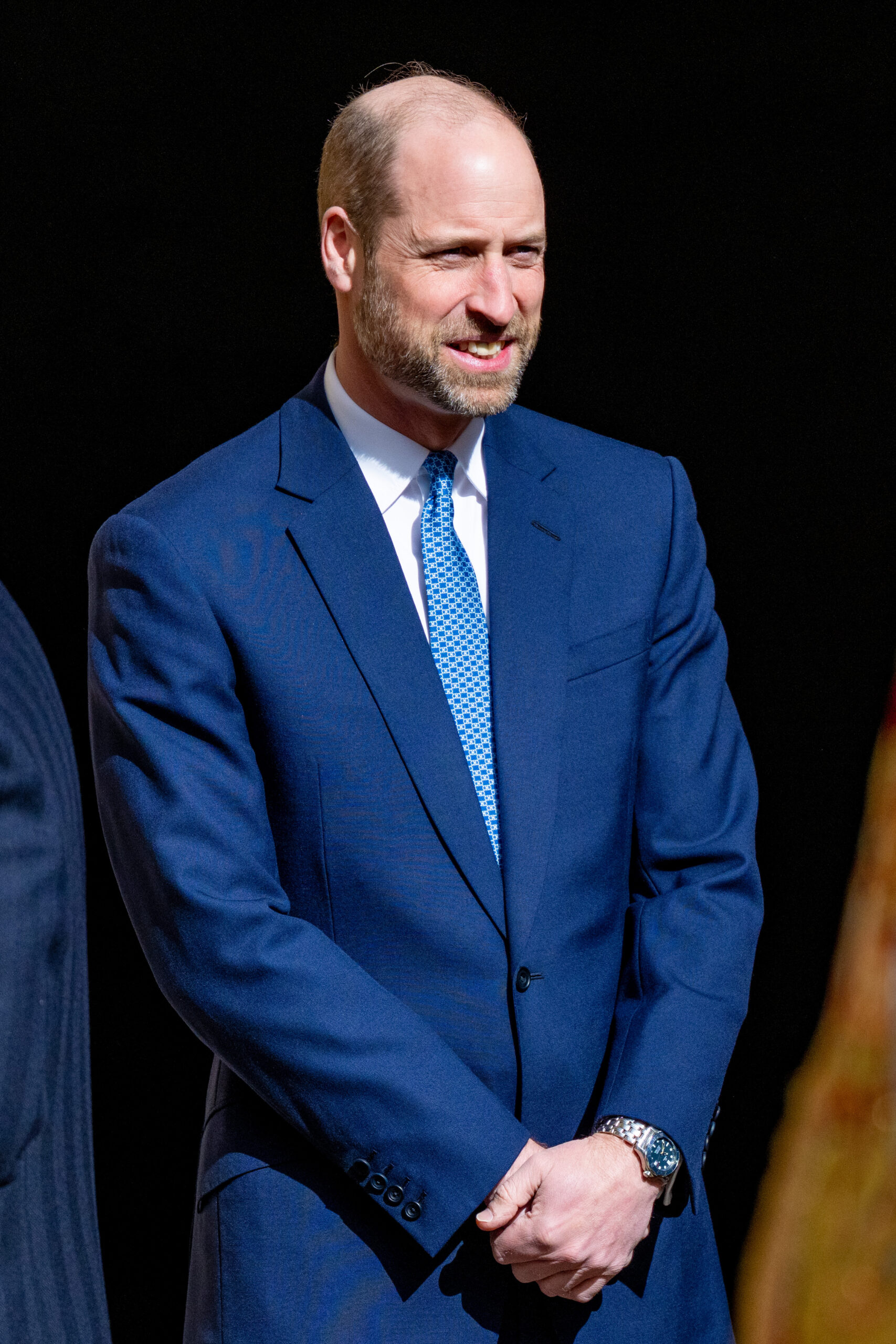 Prince William smiling