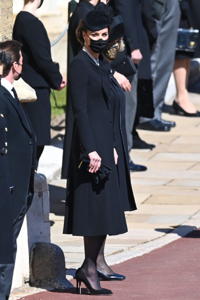 Kate Middleton at Prince Philip's funeral