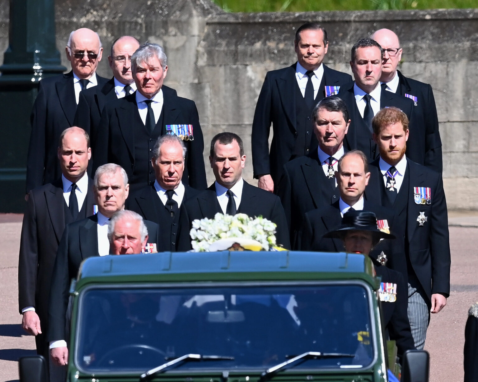 Prince William's 'words' to brother Harry at Philip's funeral service