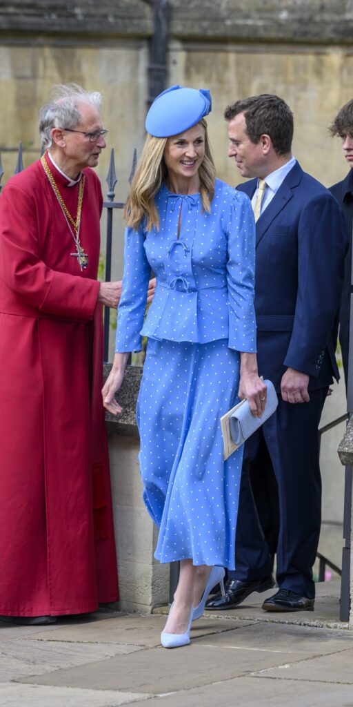 Peter Phillips' fiancee Harriet Sperling at Easter service