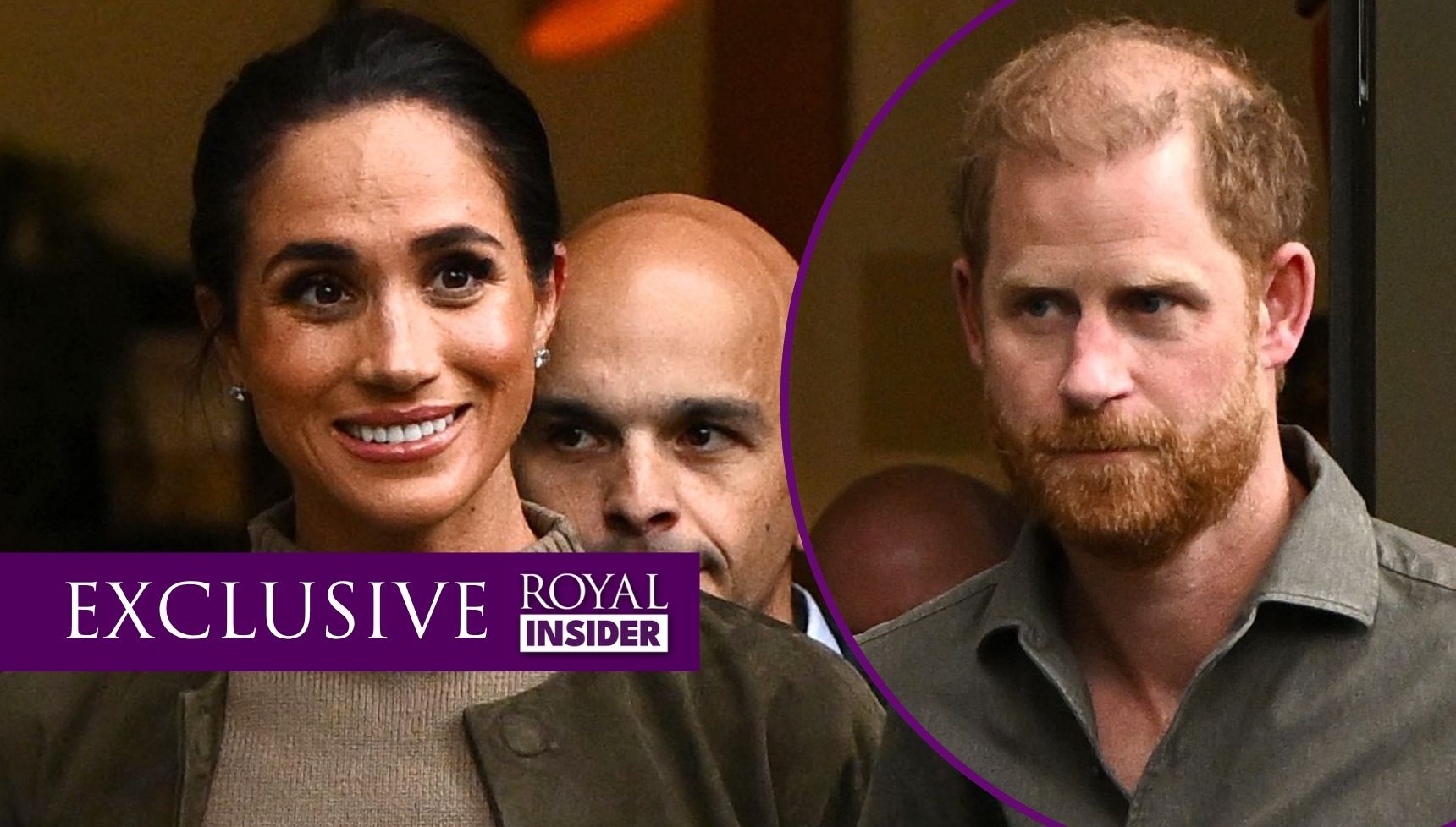 Meghan Markle's 'protective' gesture towards Prince Harry in 'moment of panic' in Australia