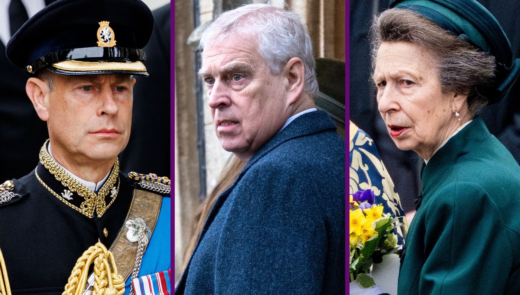 Prince Edward and Princess Anne 'feel things have gone too far' and are 'very worried' about 'harsh' treatment of Andrew