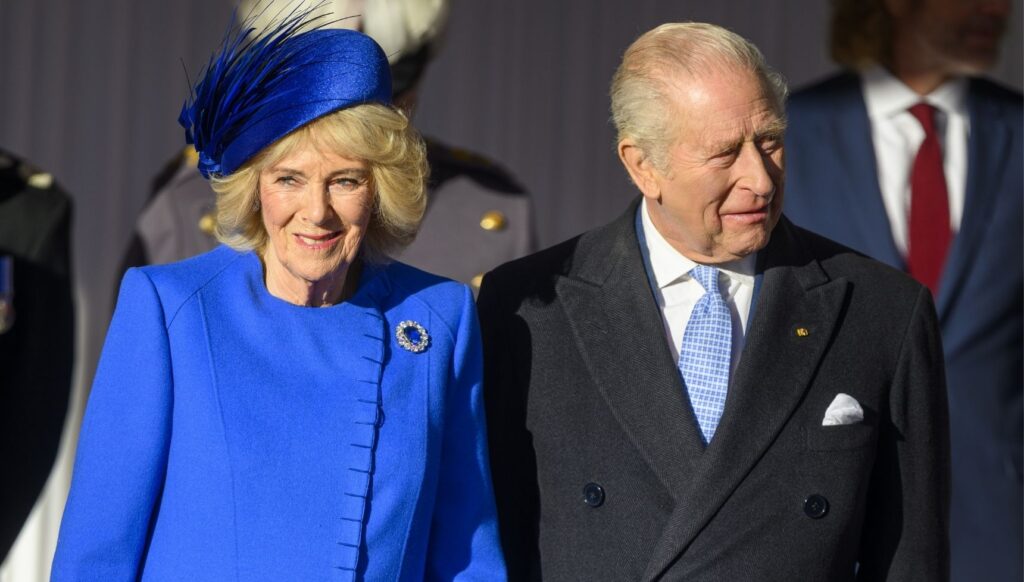 Queen Camilla and King Charles during state visit