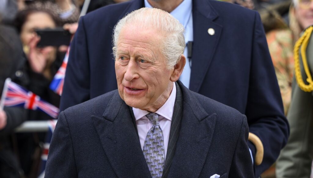 King Charles during royal engagement