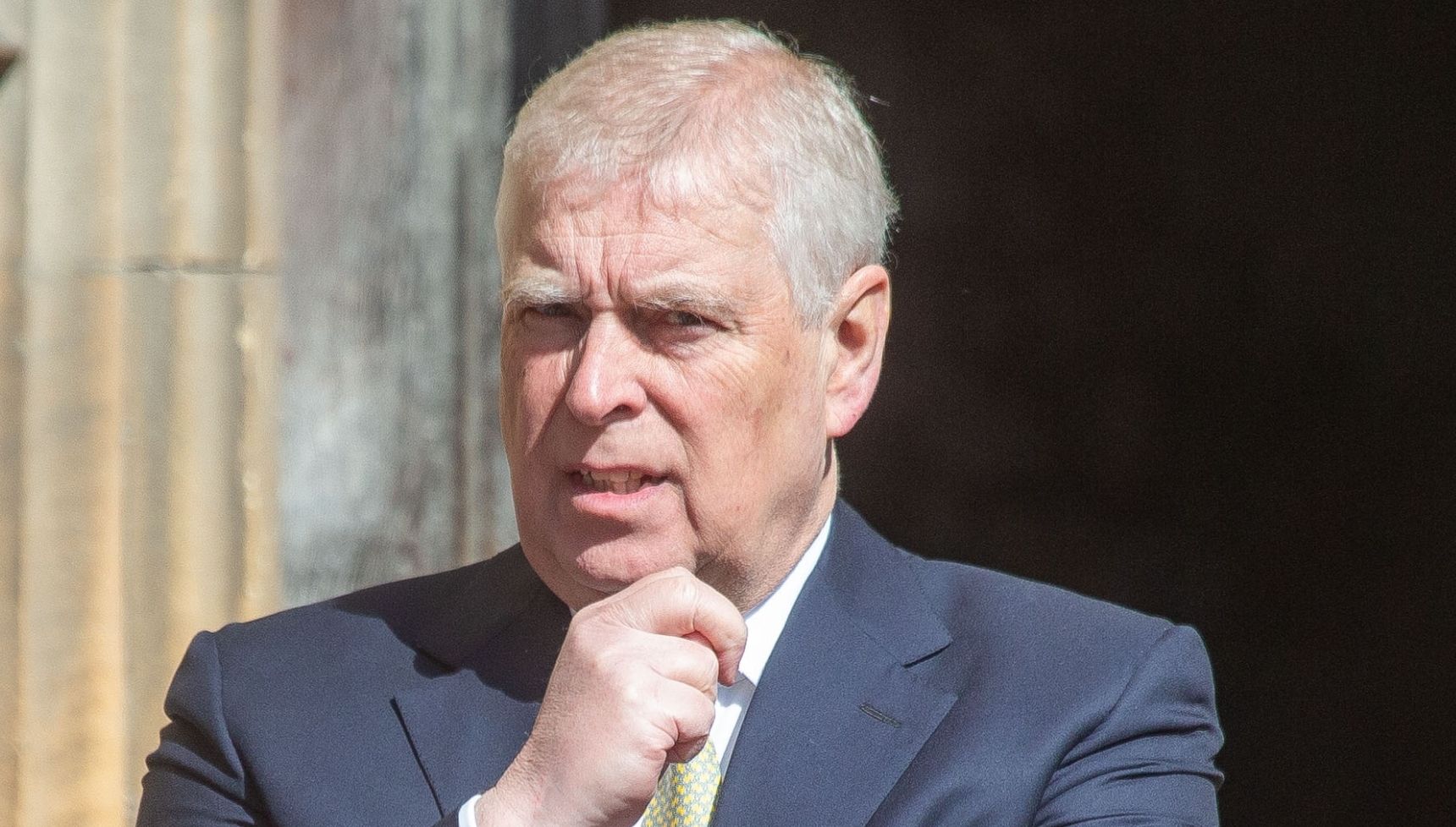 Andrew Mountbatten-Windsor pictured looking downcast ahead of Easter weekend as new 'police' statement issued after arrest