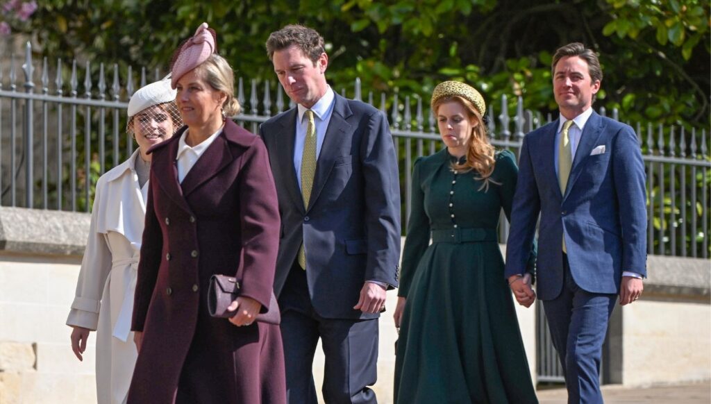 Royal family at Easter service
