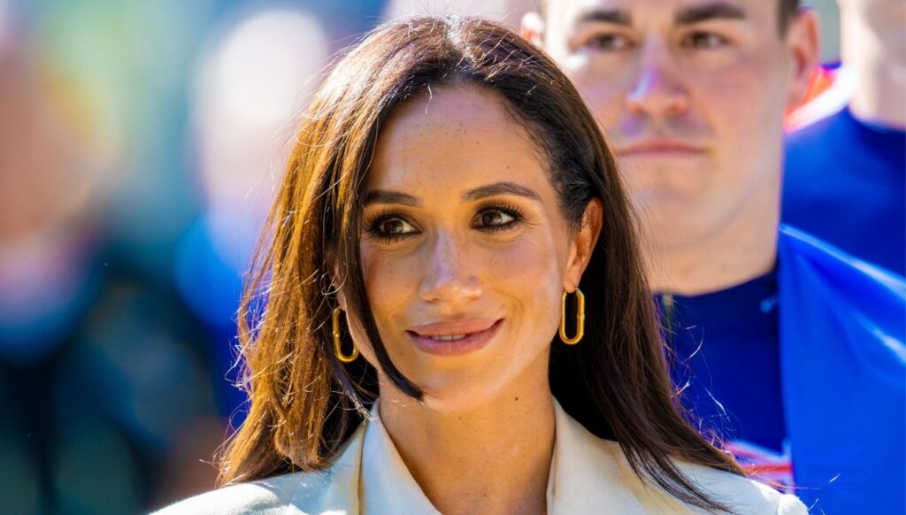 Meghan Markle smiling at Invictus Games