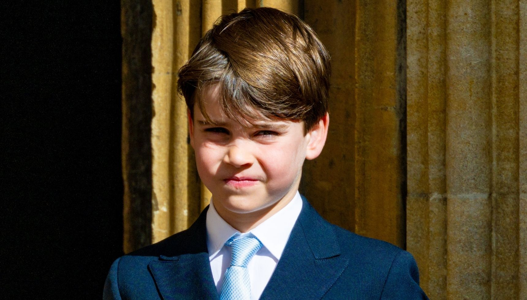 Prince Louis' strong resemblance to less profile family member spotted at royal Easter service