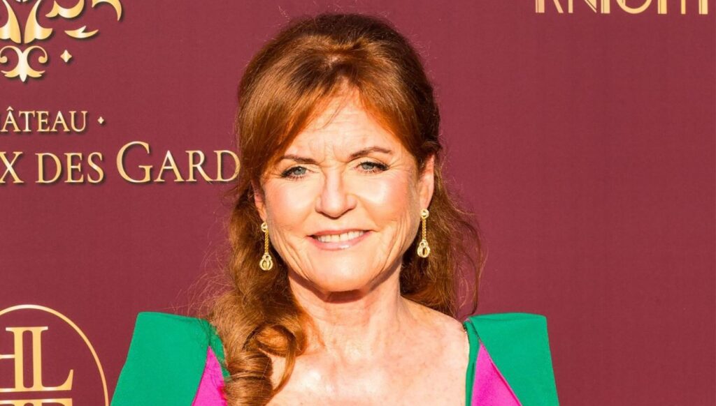 Sarah Ferguson smiling at event