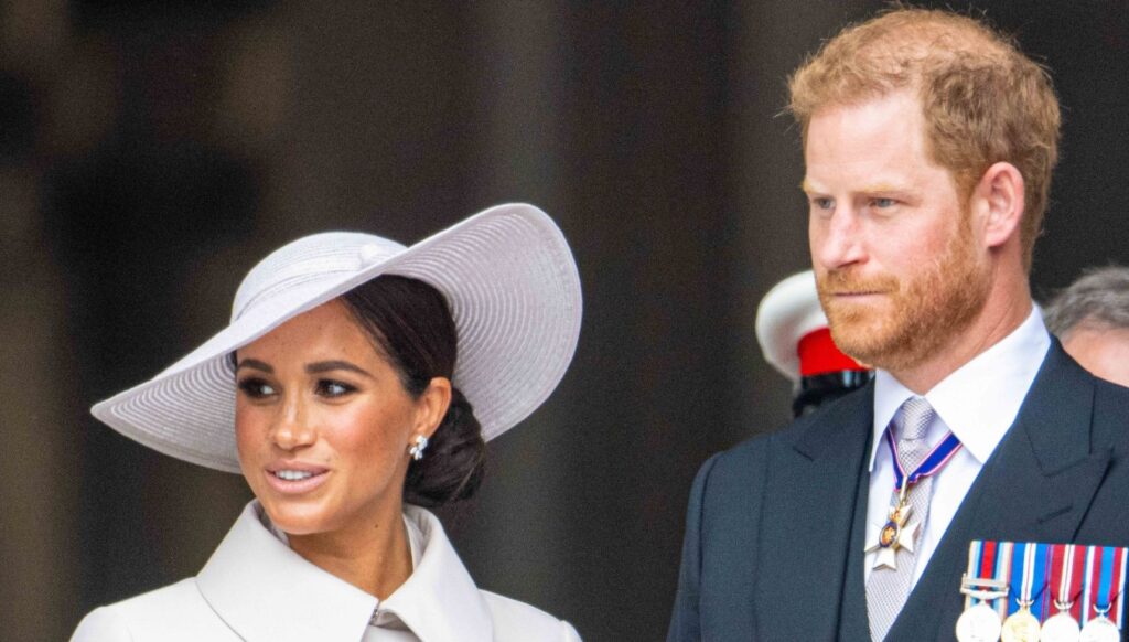 Meghan Markle and Prince Harry during royal service