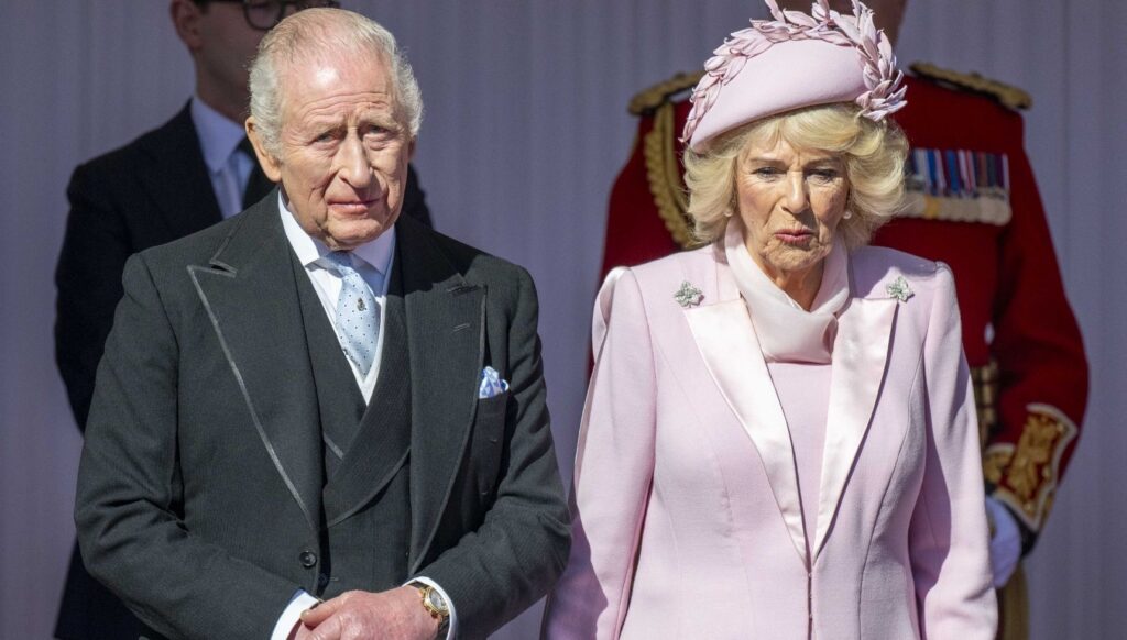 King Charles and Queen Camilla during state visit