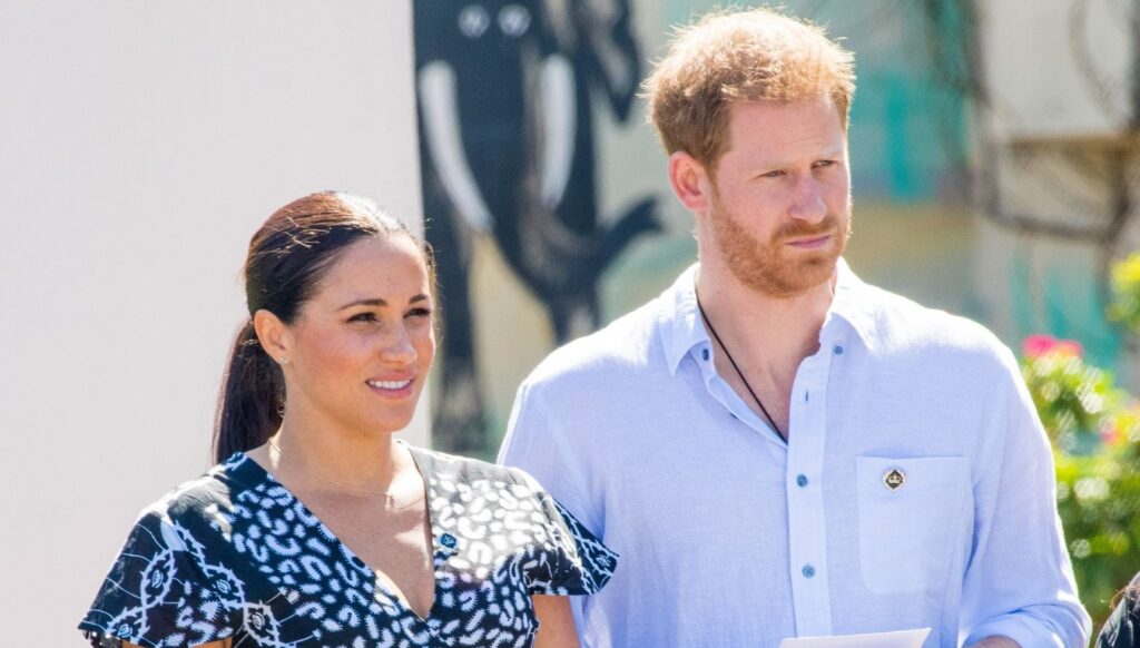 Meghan Markle and Prince Harry during royal tour