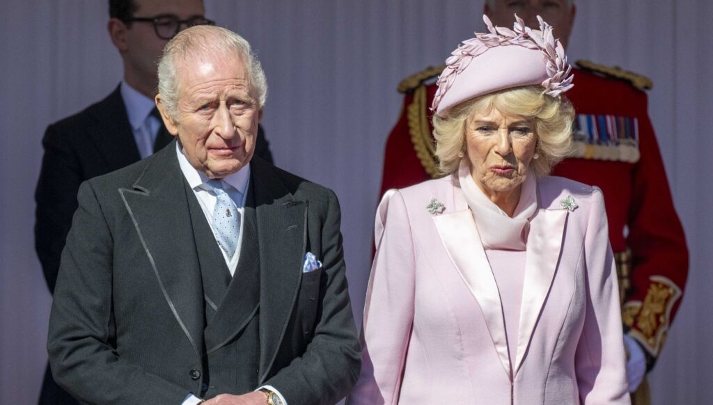 King Charles and Queen Camilla during state visit