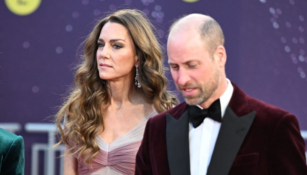 Kate Middleton and Prince William at the BAFTAs