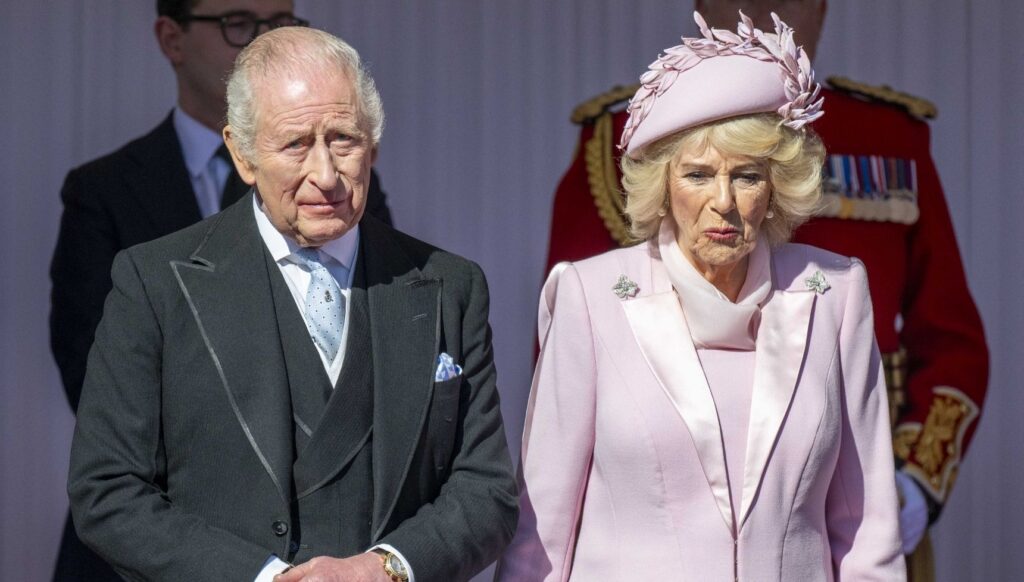 King Charles and Queen Camilla during state visit