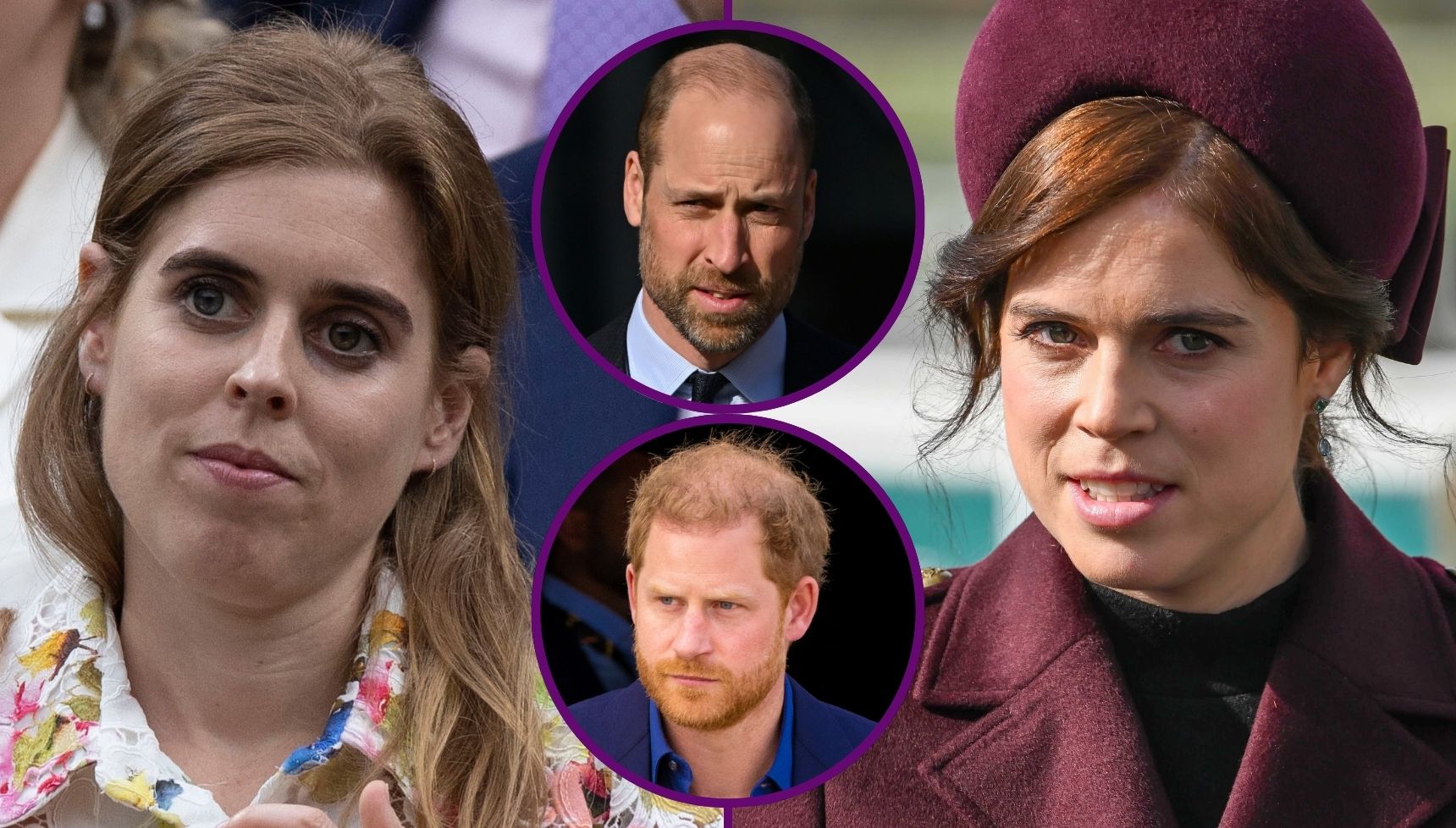Shocking 'reason' Princesses Beatrice and Eugenie were 'banned' from speaking to William and Harry
